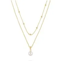 JETTE Damen-Kette 925er Silber mit Süßwasserperle von JETTE