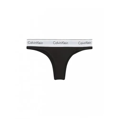Calvin Klein Damen Brazilian Slip aus Baumwolle mit Stretch, Schwarz (Black), S