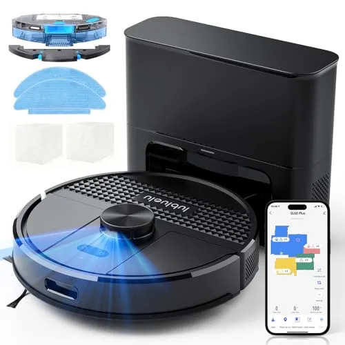 Lubluelu SL68 Plus Saugroboter mit Absaugstation 3-in-1