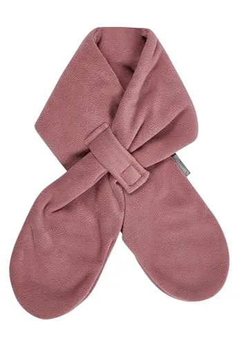 Sterntaler Schal aus Microfleece, gefüttert, mit Klettverschluss, zum Durchziehen - Mädchen Accessoires für Babys und Kleinkinder - warm, bequem und praktisch - rosenholz, Gr. 70cm