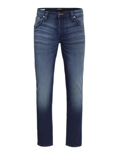 JACK & JONES Tapered Fit Jeans JJIMIKE JJFOX I.K. GE 424 NOOS - Herren-Jeanshosen mit bequemer Tapered Passform, ideal für lässige Outfits und hohen Tragekomfort dank elastischer Materialzusammensetzung.