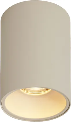 QAZQA - Moderner Einbaustrahler Beige GU10 50 mm rund - Deep - Eleganter Einbaustrahler für Wohn- und Arbeitsräume. Das beigen Design schafft eine einladende Atmosphäre, während die GU10-Fassung einfachen Austausch ermöglicht. Ideal für stimmungsvolle Beleuchtung und flexible Einsatzmöglichkeiten.