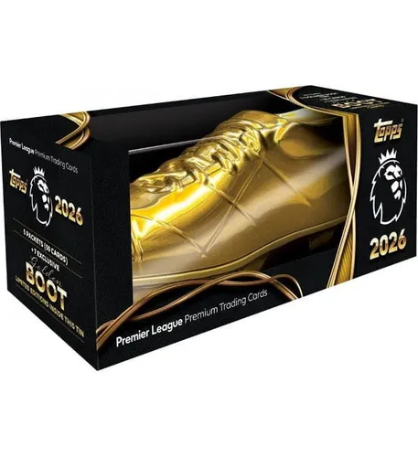 Topps Premier League Golden Boot Tin W2 (PL25-06) - Tor - Exklusive Sammlerdose mit den besten Torschützen der Premier League, ideal für Fans und Sammler.