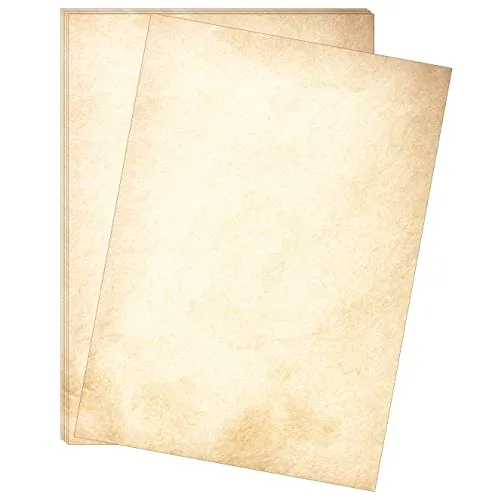 Pusteblume Grusskarten 100 x 120GSM Recycling Blatt altmodisches Briefpapier/Vintage Design Papier DIN A4 Recycling. Ideal für Vintage-Einladungen und Briefe
