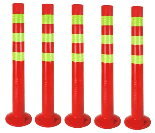 BAYLI Garage 72,5cm Absperrpfosten Poller Pfosten Leitzylinder Parkplatzsperre (5-St)