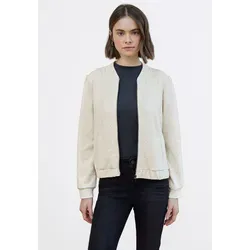 Langarmshirt STREET ONE STUDIO, Damen, Gr. 36, soft beige, Stoff, 72% Viskose, 23% Polyester, 5% Elasthan, unifarben, normal normal, Rundhals, elastischer Bund, Shirts Langarmshirt, im Melange Look