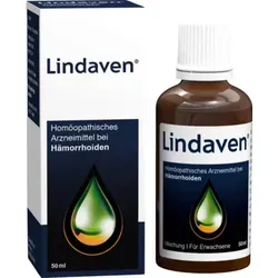 Lindaven Mischung bei Hämorrhoiden - Homöopathisches Arzneimittel zur Linderung von Hämorrhoiden und Krampfadern, unterstützt die Selbstheilungskräfte des Körpers