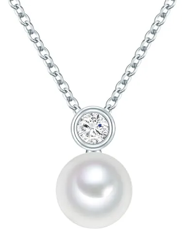 Valero Pearls Damen-Kette mit Süßwasser-Zuchtperlen von Valero Pearls