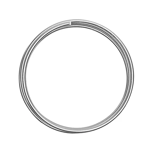 Vaessen Creative Aluminiumdraht, 4mm x 2m, Aluminium Wire, Basteldraht, Dekodraht, Floristikdraht Aludraht Schmuck 4 mm x 2 Meter | Biegsam Schmuckdraht Silber, Silver, 200 x 0.4 x 0.4 cm, 24232-002