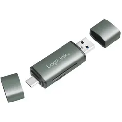 LOGILINK USB 3.2 Gen Kartenleser CR0043, Alugehäuse
