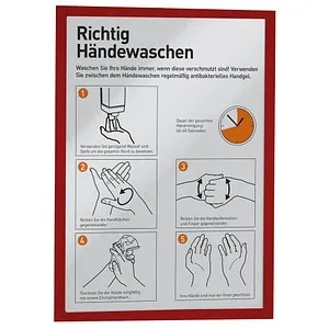 DURABLE Magnetrahmen DURAFRAME MAGNETIC A3 rot in rot von DURABLE