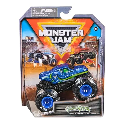 Monster Jam 2025 Official 1:64 Diecast Truck Series 40 Arena Favorites Velociraptor