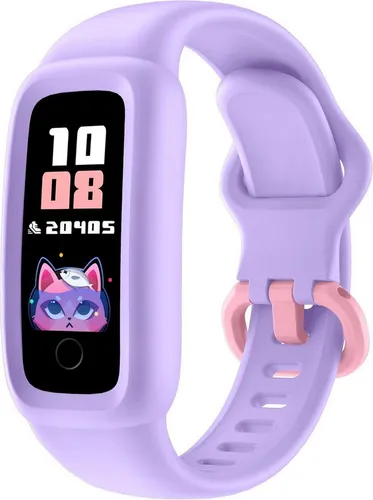 BIGGERFIVE BF200 Smartwatch für Kinder - Das Biggerfive BF200 ist ein robustes Kinder-Fitnessarmband mit 10 Sportmodi und 7 Tagen Akkulaufzeit. Ideal für aktive Kinder, bietet es Schrittzählung und Schlaftracking, um die Bewegung zu fördern.