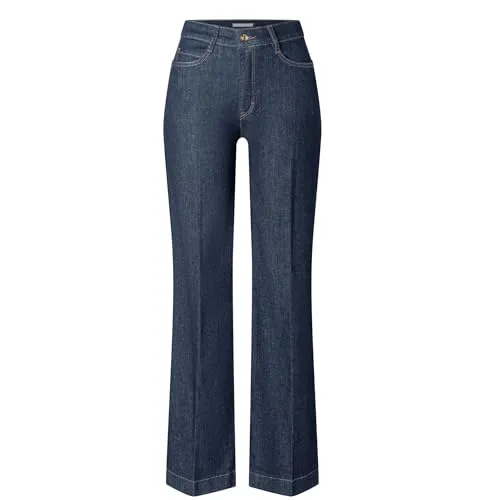 MAC Stretch-Jeans WIDE - Bequeme Weite für jeden Tag - Jeans in Wide Fit mit geradem Bein, aus hochwertigem, elastischem Denim für hohen Tragekomfort und authentische Optik. Ideal für lässige Outfits.