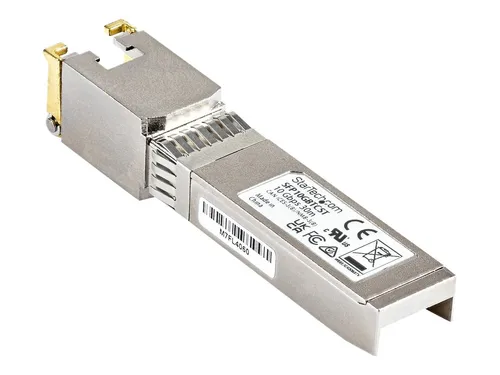 StarTech.com 10GBASE-T SFP+ Transceiver Modul - Media Converter, Transceiver und Module – Kompatibel mit Cisco, bietet 10GbE Geschwindigkeit über RJ45 bis zu 30m für optimale Netzwerkleistung.