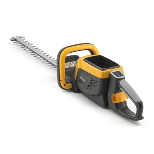 STIGA HT 500e Akku-Heckenschere mit 180° drehbarem Griff - Heckenscheren für präzise Schnitte: Die STIGA HT 500e bietet 58 cm lange Klingen und 50 Minuten Laufzeit – ideal für kabelloses, emissionsfreies Arbeiten.
