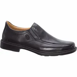 Jomos Herren Leder Slipper Schwarz, Extra Weite H von JOMOS