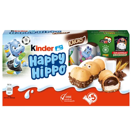 Kinder Happy Hippo Kakao 5 szt. Ferrero