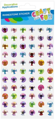 Ozdoba dekoracyjna samoprzylepna kryształki 10mm op.11szt. CRAFT W 5905523637373