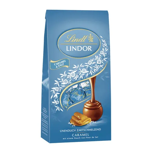 Lindor Caramel und Salz Vollmilch Schokolade mit Caramel 100g