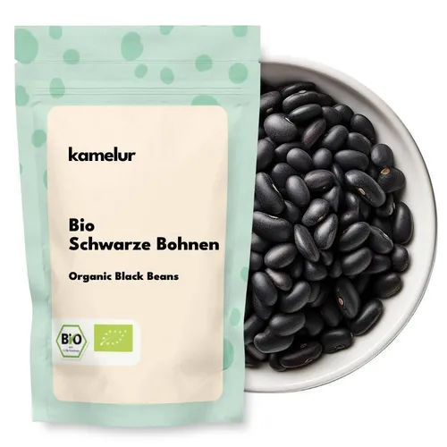 getrocknet, schwarze Bohnen BIO 14,60 EUR/kg) 500g BIO Bohnen (black turtle