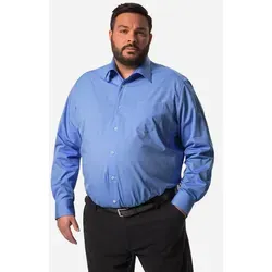 Men Plus Herren Businesshemd Übergröße L-8XL, Langarm, Easy Care, Comfort Fit, hellblau 6XL