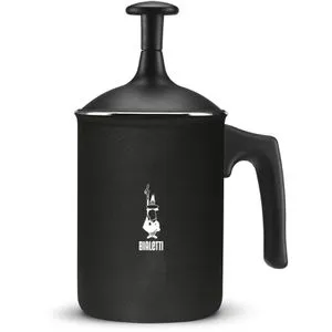 BIALETTI Tutto Crema Milchaufschäumer schwarz in silber von Bialetti