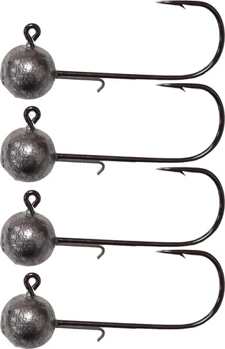 Pamchion Jigköpfe Rund mit Köderhalter 4er Pack #1/0 14g