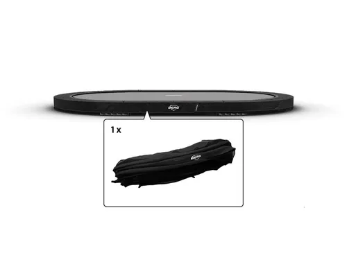 Berg Trampolin-Randabdeckung 520 cm oval schwarz - Grand Champion InGround - Trampolinrandabdeckung für Sicherheit und Schutz, passt perfekt zu Grand Champion InGround Trampolinen.