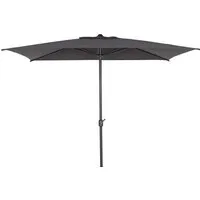 Siena Garden Marktschirm 200x300 cm Anthrazit mit Dreh- & Neigungsfunktion - Sonnenschirm mit stabiler Aluminiumkonstruktion und UV 50+ Schutz für optimalen Schatten. Ideal für Loggia oder Balkon, sorgt für entspannte Stunden im Freien.