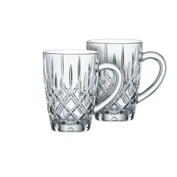 Nachtmann Kaffeegläser 2er Set Noblesse , transparent/klar , Glas , Maße (cm): B: 11,4 H: 12,3 T: 19.0