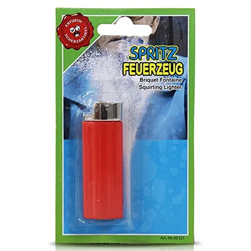 Spritzfeuerzeug auf Karte