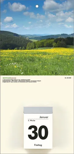 ZETTLER Abreißkalender Kalenderrückwand 14,5x30cm von Zettler