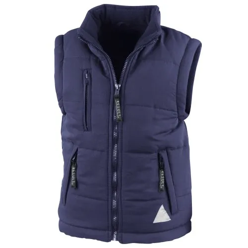Result Kinder Gilet Ultra Padded (M) (Marineblau)