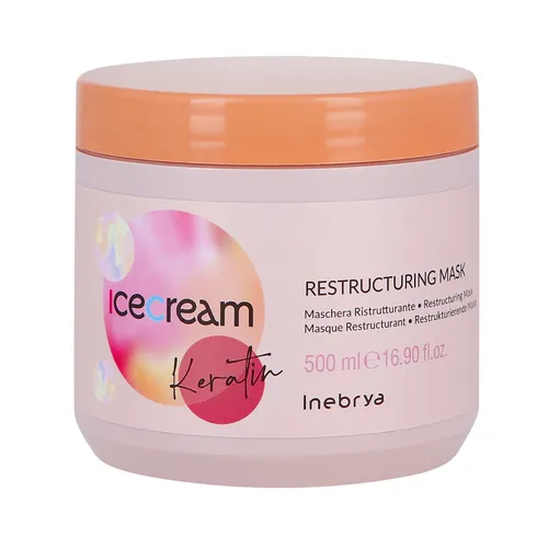 INEBRYA ICE CREAM RESTRUCTURING Haarmaske mit Keratin 500ml von Inebrya