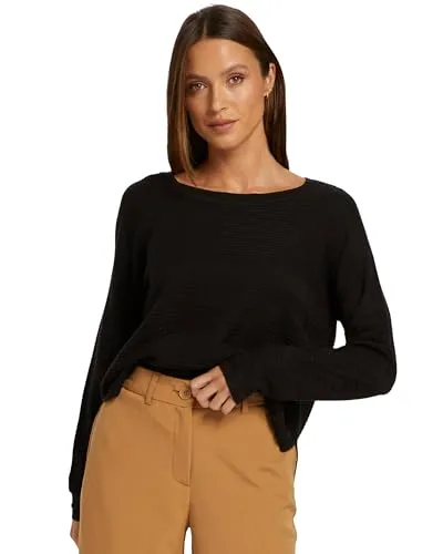 ONLCAVIAR L/S Pullover KNT NOOS - Stylischer Damenpullover mit modischen Strukturstreifen und abgerundetem Saum, aus pflegeleichter Strickqualität für hohen Tragekomfort.