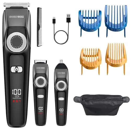 Barberboss Kabelloser Bartschneider 3-in-1 für Herren