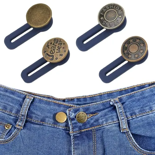 Abnehmbarer Instant Knopf für Jeans, Bronze
