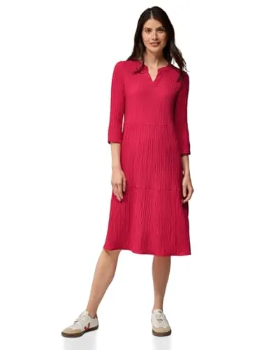 Cecil Damen Seersucker-Kleid mit Volants