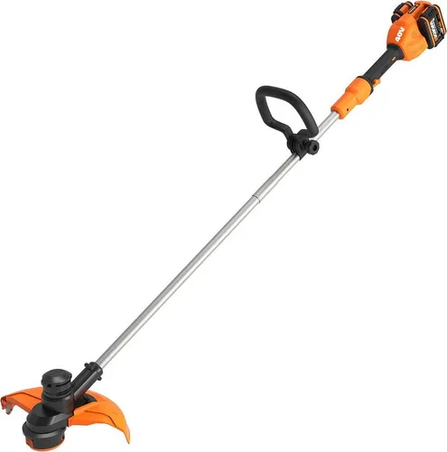 Worx Akku-Rasentrimmer WG183E - 33 cm Arbeitsbreite, 2 Akkus - Rasentrimmer & Motorsensen mit 33 cm Arbeitsbreite, leicht und kabellos. Inkl. 2 leistungsstarker Akkus für flexible Nutzung im Garten.