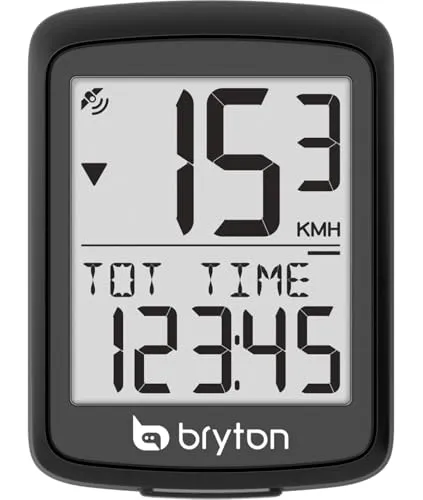 Bryton Go-Zyklus-Computer mit 2,5-Zoll-Display, vollständige GNSS-Satellitenunterstützung, bis zu 30 Stunden Laufzeit, schwarz