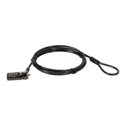Conceptronic CUSTODIO01BN Laptop-Kombinationsschloss, Nano-Sicherheitsschlitz, 1.8m