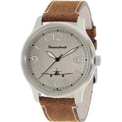 Messerschmitt Quarzuhr Fliegeruhr - Armbanduhren mit Edelstahl-Gehäuse, präzisem Schweizer Quarzwerk und wasserdicht bis 5 bar – ideal für stilvolle Abenteuer.