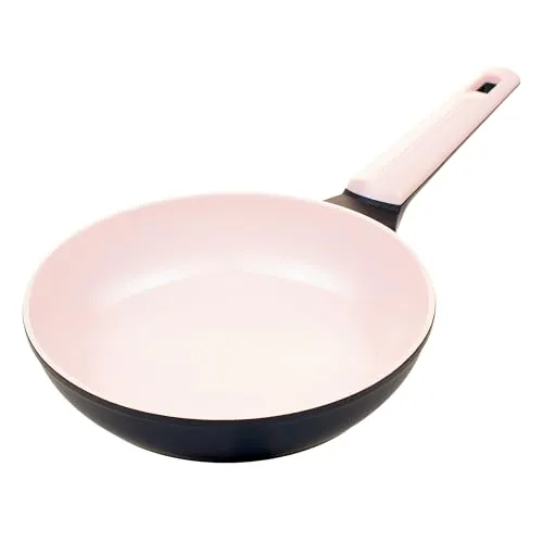 Genius Pfannen-Set Cerafit Trend Pastell Edition Ø 20 cm Rosa - Kompakte 20 cm Bratpfanne für kleine Portionen, ideal für schnelle Gerichte. Mit robuster Keramikbeschichtung für fettfreies Braten und gleichmäßige Hitzeverteilung – für perfekten Genuss ohne Anbrennen.