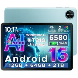 DOOGEE TAB A9 Tablet 10 Zoll, Android Tablet, 64GB ROM (TF 2TB), 5G WiFi Tablet (10.1