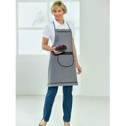 Kochschürze CLASSIC BASICS Damen, blau gestreift in blau von Classic Basics