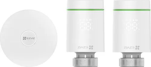 EZVIZ Intelligente WLAN Heizungsthermostat T55 Kit - Programmierbare Thermostate für Zuhause: Energieeffiziente Heizungssteuerung mit APP, einfache DIY-Installation und individuelle Temperaturregelung für maximalen Komfort.