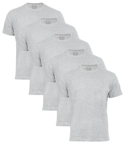 Cotton Prime® T-Shirt O-Neck - 5er Set in hochwertiger Baumwollqualität - Rundhalsshirts aus 100% hochwertiger gekämmter Baumwolle, hautsympathisch und formbeständig – ideal für den täglichen Komfort im Alltag.