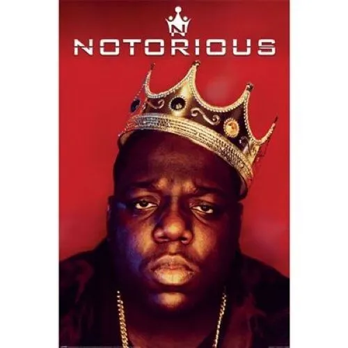 Poster Notorious B.I.G. - Biggie Crown 61x91,5cm NEU 15679