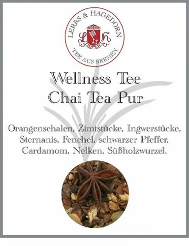 Wellness Tee Chai Tea Pur 250g